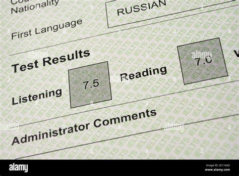 ielts results sample|IELTS (International English Language Testing System) .